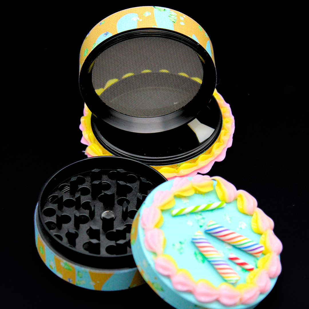 Image of a birthday cake grinder and sifter | Outer Limits 716